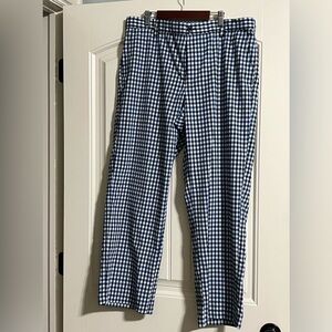 Izod dark blue, black and white plaid golf pants size 36x29